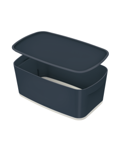 MyBox Cosy mały pojemnik z pokrywką, szary Leitz 52630089