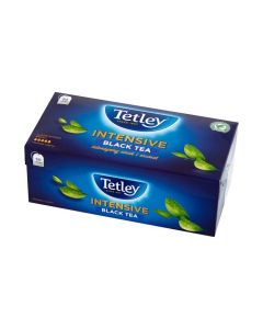 Tetley herbata czarna INTENSIVE czarna 50 saszetek z zawieszką