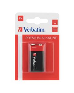 Bateria VERBATIM ALKALICZNE  9V BLISTER 1szt. 49924