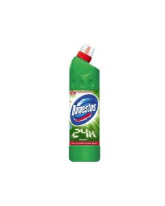 DOMESTOS Płyn do WC 750 ml zielony Pine Fresh, żel wybielająco-dezynfekujący do toalety