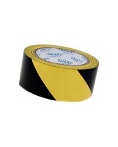 Taśma ostrzegawcza żółto-czarna 48mm x 25m SMART samoprzylepna winylowa