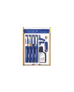 Komplet pisaków kreślarskich (4sztuki) 0,25mm, 0,35mm, 0,50mm, 0,70mm RYSTOR