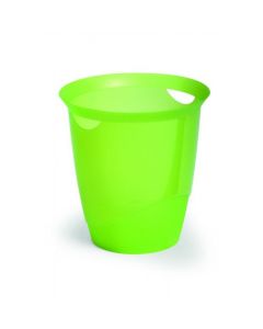 Kosz na śmieci 16l jasnozielony przezroczysty DURABLE 1701710017