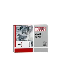 Zszywki biurowe, do zszywacza, Novus 26/8 S (1000 szt)