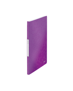 Album ofertowy A4, teczka z 20 koszulkami, album ofertowy Leitz WOW, fioletowy