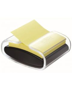 Podajnik do bloczków samoprzylepnych POST-IT Pro (PRO-B-1SSCY-R330), czarny, w zestawie 1 bloczek Super Sticky Z-Notes