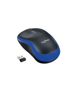 Mysz bezprzewodowa LOGITECH optyczna M185 czarno-niebieska 910-002239
