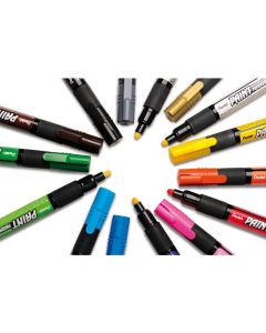 Marker olejowy, pisak olejny Pentel MMP20 permanentny, okrągła, błękitny