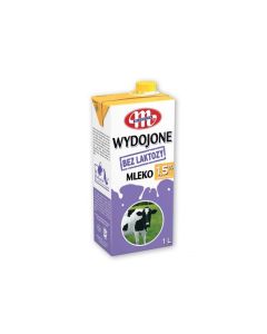 Mleko WYDOJONE UHT bez laktozy 1,5% 1l