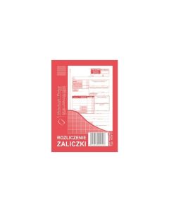 409-5 Rozliczenie zaliczki MICHALCZYK&PROKOP A6 40 kartek