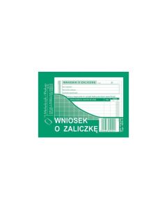 408-5 Wniosek o zaliczkę MICHALCZYK&PROKOP A6 40 kartek