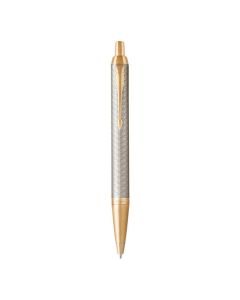 Długopis Parker IM Premium Warm Grey GT, wkład niebieski, giftbox, Parker 1931687