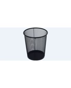 Kosz na papier GRAND siatka metal czarny 12 l