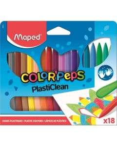 Kredki Maped COLORPEPS, ołówkowe kredki plastikowe 18 kolorów