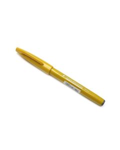 Pisak pędzelkowy do kaligrafii żółty SES15-G PENTEL