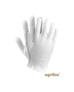 Rękawiczki białe cienkie bawełniane rozmiar 9 OGRIFOX OX-UNDER W 9 norma EN420