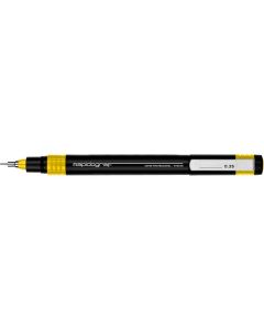 Rapitograf, Pisak Kreślarski Super Professional grubość 0.35mm (żółty)  RYSTOR