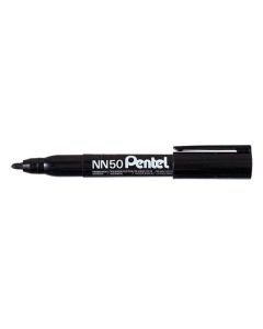 Marker permanentny NN50 czarny okrągła końcówka PENTEL