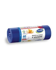Worki 60L wytrzymałe z uszami 20szt. STELLA
