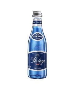 Woda w szklanych butelkach, Cisowianka Perlage, gazowana 300ml  - 24 sztuki