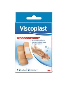Zestaw plastrów VISCOPLAST, wodoodporne, 12szt.