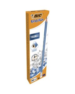 Ołówek trójkątny z gumką BIC Evolution Triangle , 964849