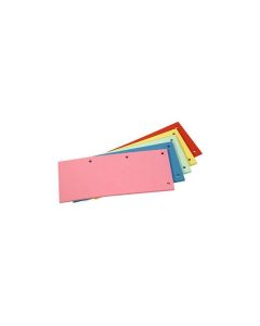 Przekładki separator 1/3 A4 (100sztuk) różowy
