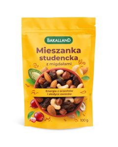 Mieszanka Studencka z migdałami 100g BAKALLAND