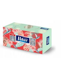 Chusteczki VELVET BALSAM ALOESU I NAGIETEK (70sztuk) 3 warstwy