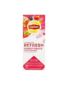 Herbata LIPTON REFRESH FOREST FRUTIS 25k.fol czarna