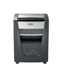 Niszczarka do papieru, Rexel Momentum M515, mikro ścinki, P-5, 15 kart, 30l, czarna