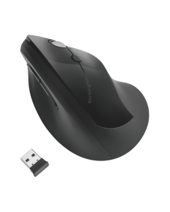 Myszka komputerowa Kensington Pro Fit® Ergo, bezprzewodowa mysz pionowa, czarna