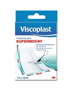 Tkaninowy plaster opatrunkowy 1mx6cm 3M PRESTOVIS PLUS