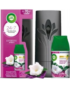 AIR WICK odświeżacz automat.doz.+wkład 250ml Księżycowa Lilia Otulona Satyną