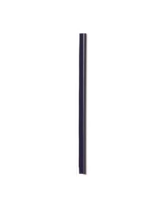 Listwa zaciskowa, wsuwana, A4, grzbiet 6mm, do 60 kartek, 100 sztuk, granat