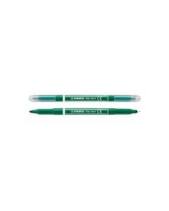 Flamaster STABILO Trio 2 w 1, pisak zielony