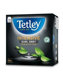 Herbata TETLEY INTENSIVE EARL GREY czarna 100 saszetek z zawieszką