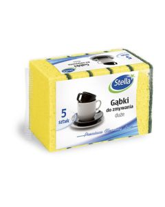 STELLA Gąbka do zmywania duża (5szt.)   PG2559/36 MAXI