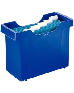 Kartoteka na teczki zawieszane Leitz Plus, niebieski, 19930335