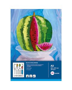 Blok do malowania A4 20k 120g CREATINIO 400079858