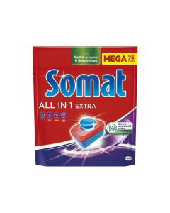 SOMAT Tabletki do zmywarki MEGA 75 szt. All in one Extra  09343
