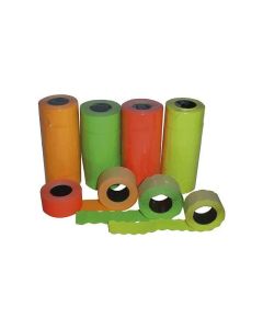 Taśma do metkownicy 2rzędowa 26x16mm fala zielona