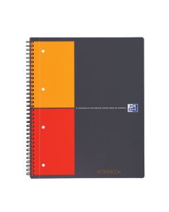 Kołonotatnik A4 80 kartek, kratka / tagi, INTERNATIONAL ACTIVEBOOK, OXFORD, 100104329