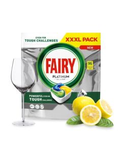 FAIRY Kapsułki do zmywarki PLATINUM ALL IN1 96 sztuk LEMON 36751