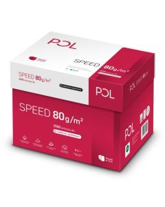Papier ksero A4 POLSPEED, 5 ryz papieru do drukarki, klasa C, 153CIE, 80gsm
