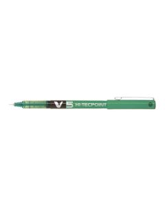 Pióro kulkowe, cienkopiszący Pilot V5 Hi-Tecpoint, zielony