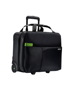Torba na laptopa 15 cali, torba na kółkach Smart na laptopa 15.6, czarna