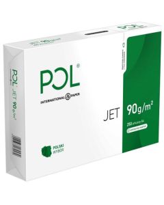 Papier do drukarek ksero A4, ryza papieru POLJET, 90 g/m2 250 ark klasa A