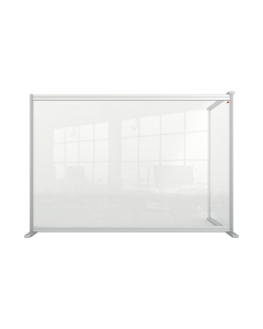 Przedłużająca przegroda na biurko Premium Plus wykonana z Plexi 1400x1000mm