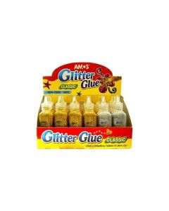 Klej z brokatem GCL22D24GS 2 kolory 22ml AMOS 170-1694